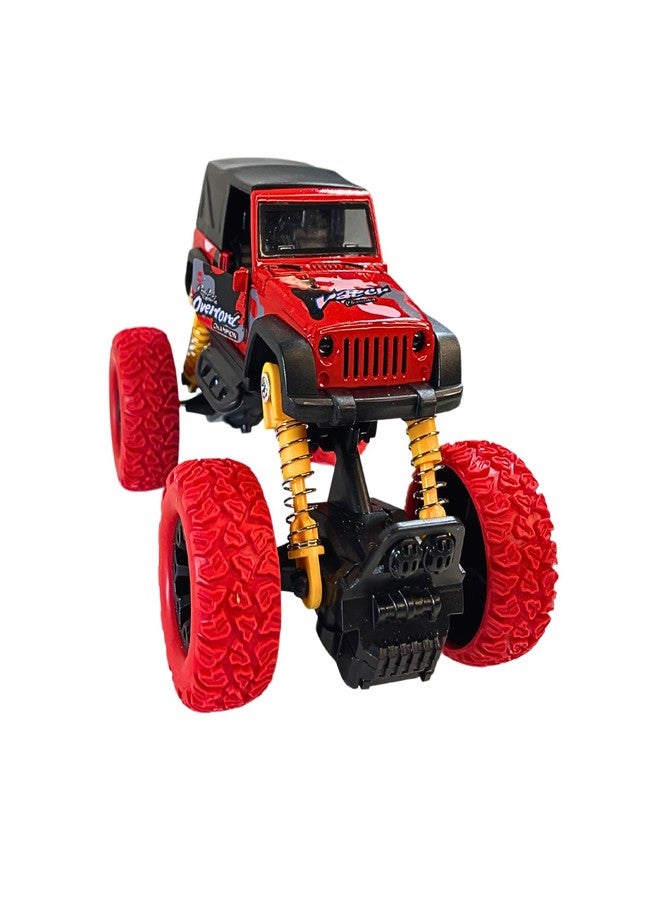 PCN TECHNOLOGY PCN Pull Back 4WD Mini Rock Car Crawler Off-Road Monster Racing Car Toy for Kids Best Gift for Your Children Original Standard Item | (Random Color) Colour May be Vary - Image 2